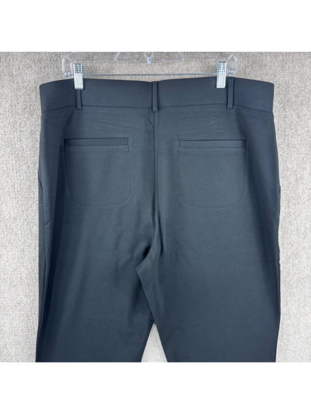 Betabrand Two-Pocket Bootcut Dress Pant Yoga Pants 2XP Black Ponte Knit Workwear - Picture 4 of 10